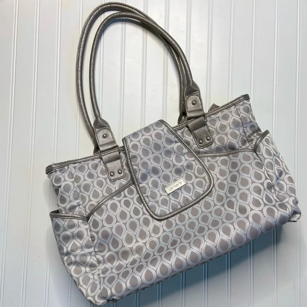 •Carters• Flap Tote Diaper Bag